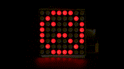 Grove - Red LED Matrix w/Driver -in use 