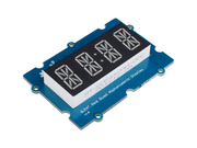 Grove 0.54‘’ Red Quad Alphanumeric Display top side view
