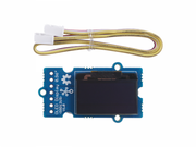 Grove OLED Yellow & Blue Display 0.96 (SSD1315) front view with cable