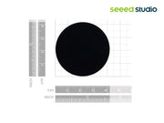 Seeed Studio Round Display for XIAO front view with size comparison