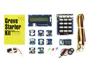 Grove - Starter Kit for Arduino front view of components and cables