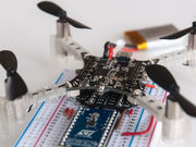 Crazyflie 2.0 Breakout Expansion Board attached to a quadcopter
