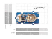 Grove Real Time Clock DS1307 front view with size comparison