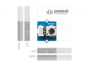 Grove Rotary Angle Sensor front view with size comparison