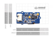 0.96"Grove OLED Display front view with size comparison