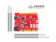 Seeeduino Crypto Board (ATmega4809 & ECC608) front view with size comparison